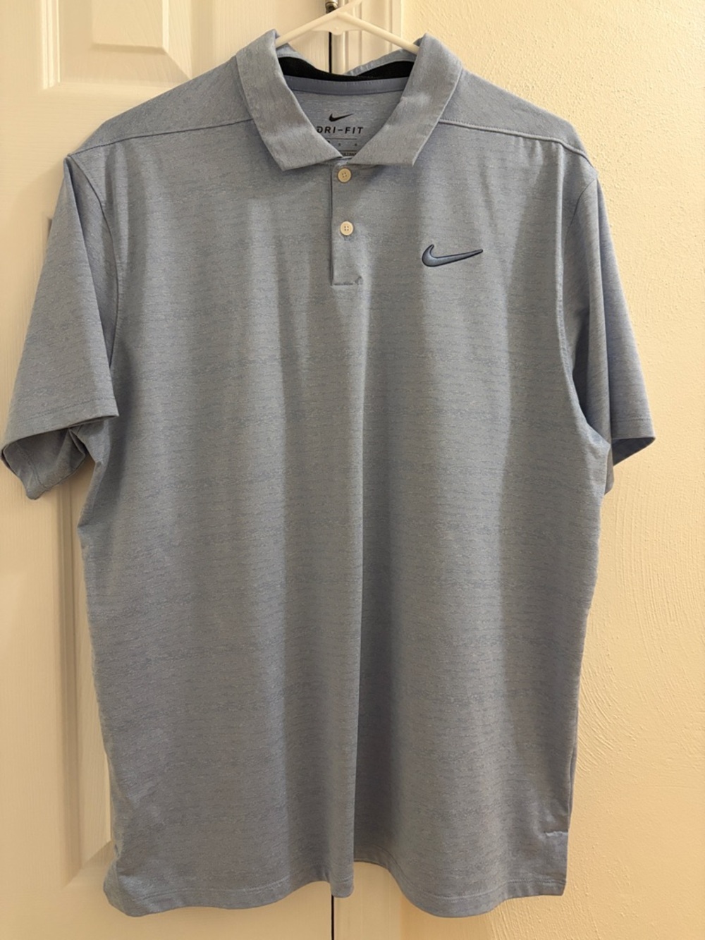 Nike Light Blue Dri-FIT Polo Shirt